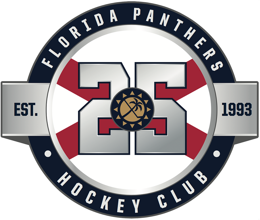 Florida Panthers 2019 Anniversary Logo v2 iron on heat transfer